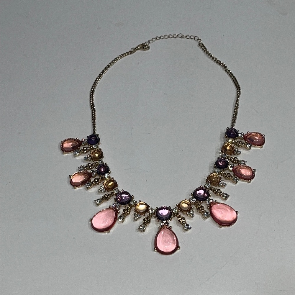 Faux, Costume, Estate, Vintage Jewelry, Jeweled Necklace